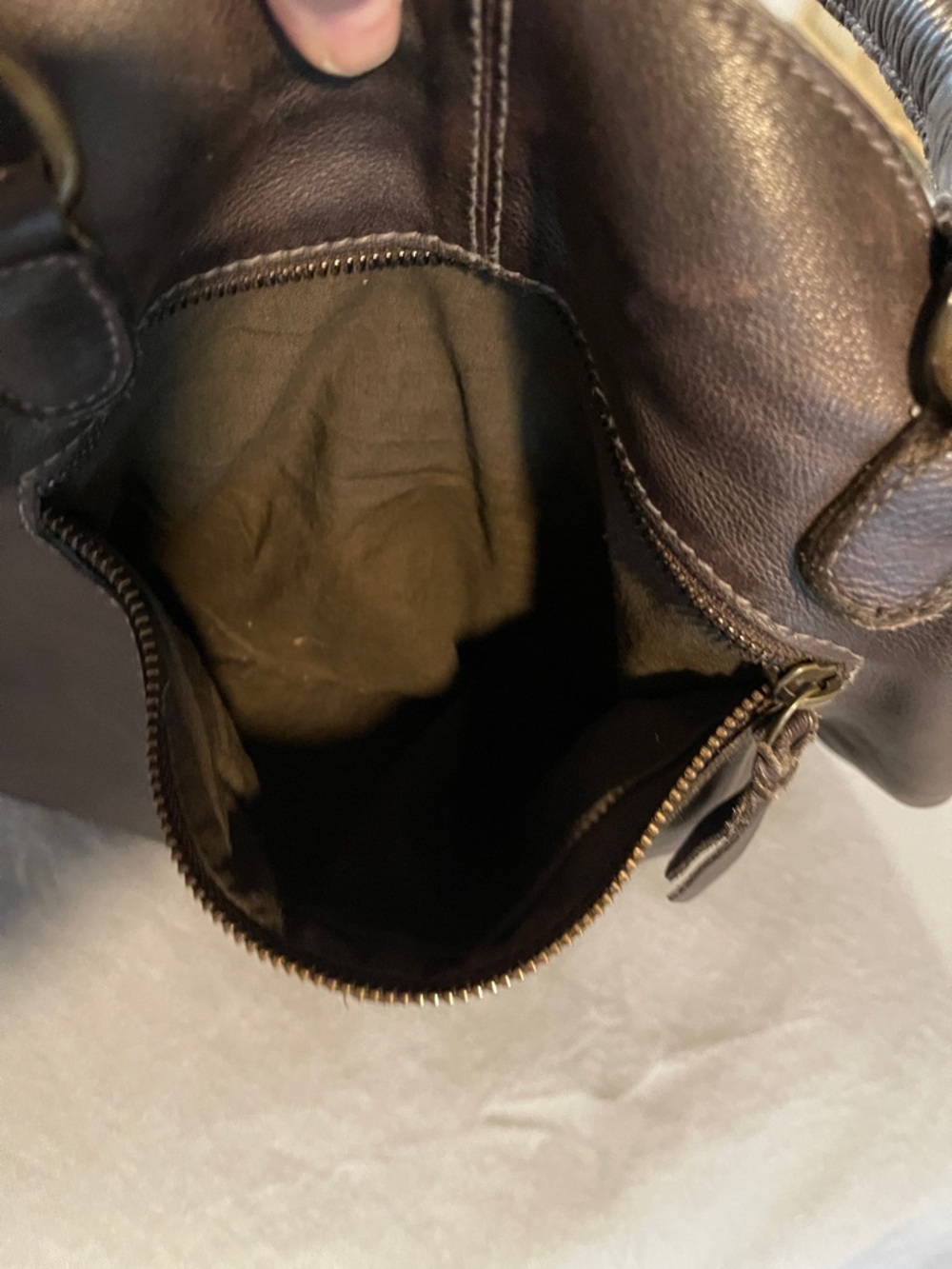 Amsterdam Heritage Leather Shoulder Bag with Top Handles - Picture 9 of 14